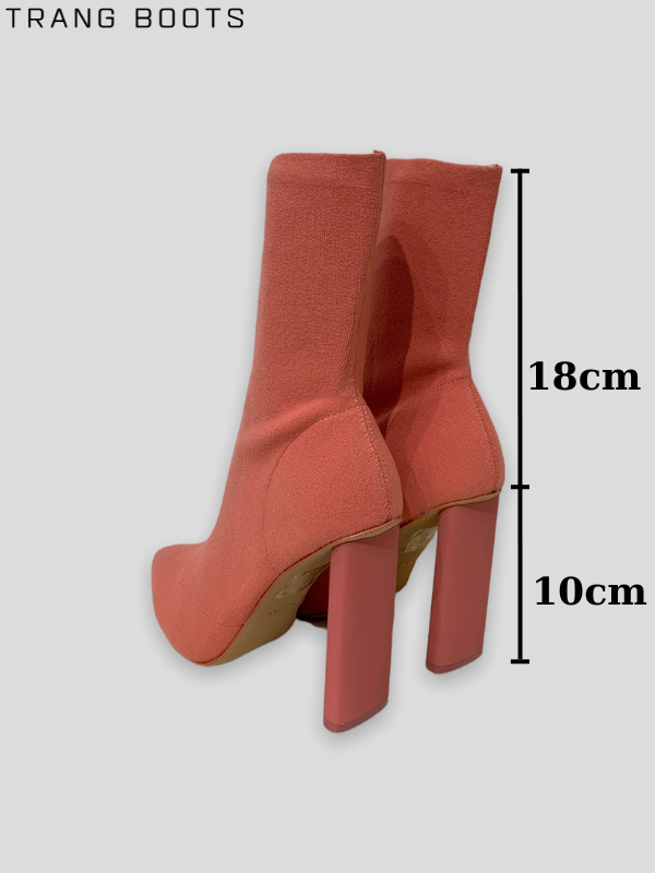 SOCKBOOTS THUN ALDO MŨI NHỌN GÓT DẸP