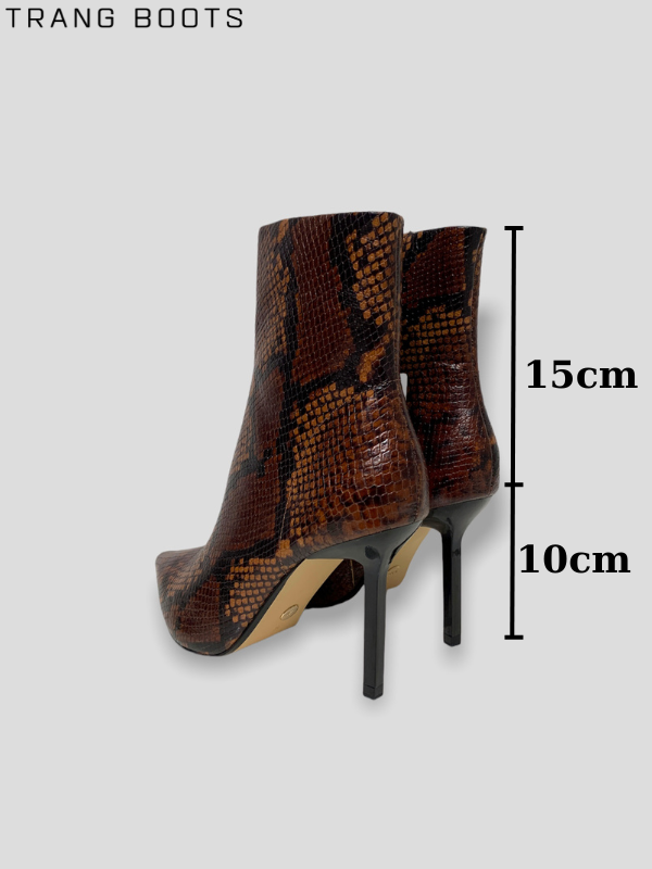HIGHHEELS BOOTS ZARA MŨI NHỌN GÓT NHỌN 10CM