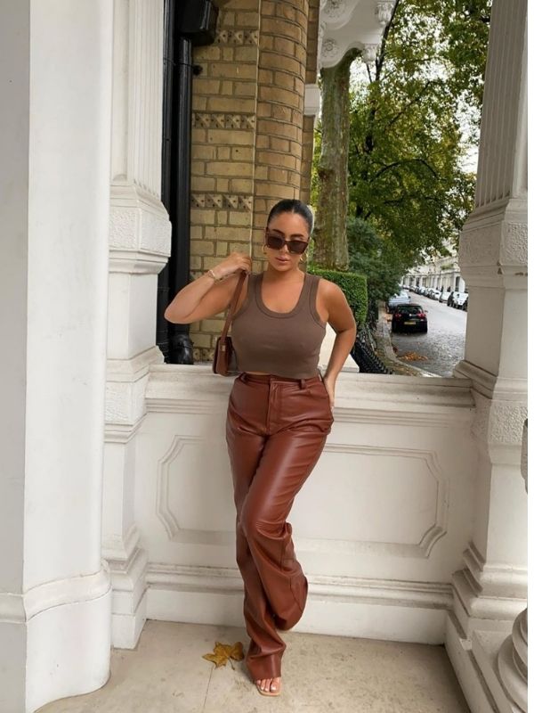 QUẦN DA DÀI ỐNG SUÔNG