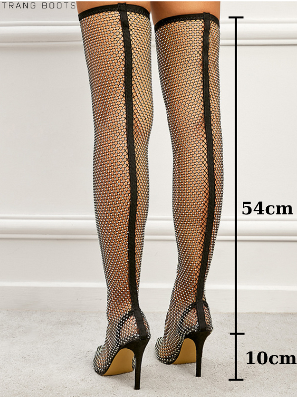 OVER KNEE BOOTS BLING