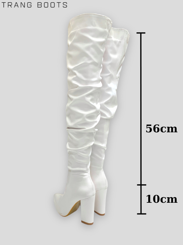 OVER KNEE BOOTS GÓT TRỤ PHOM NHÚN