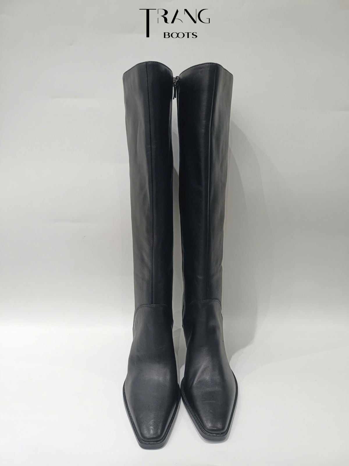 KNEEBOOTS GUESS GÓT TRỤ ĐEN