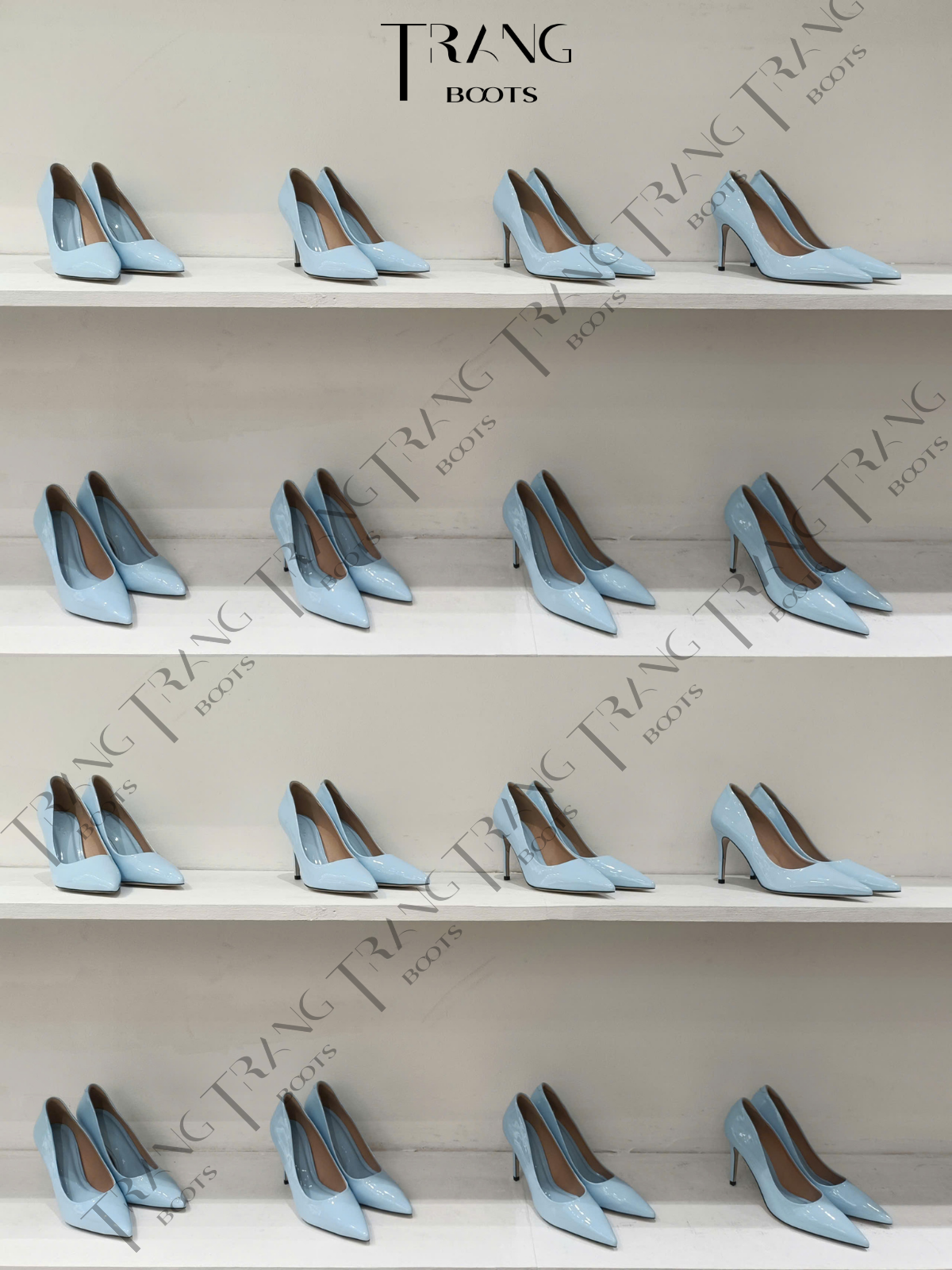 KATE PUMP HIGHHEELS - GIÀY CAO GÓT PUMP KATE - BLUE SKY 9 - 10CM