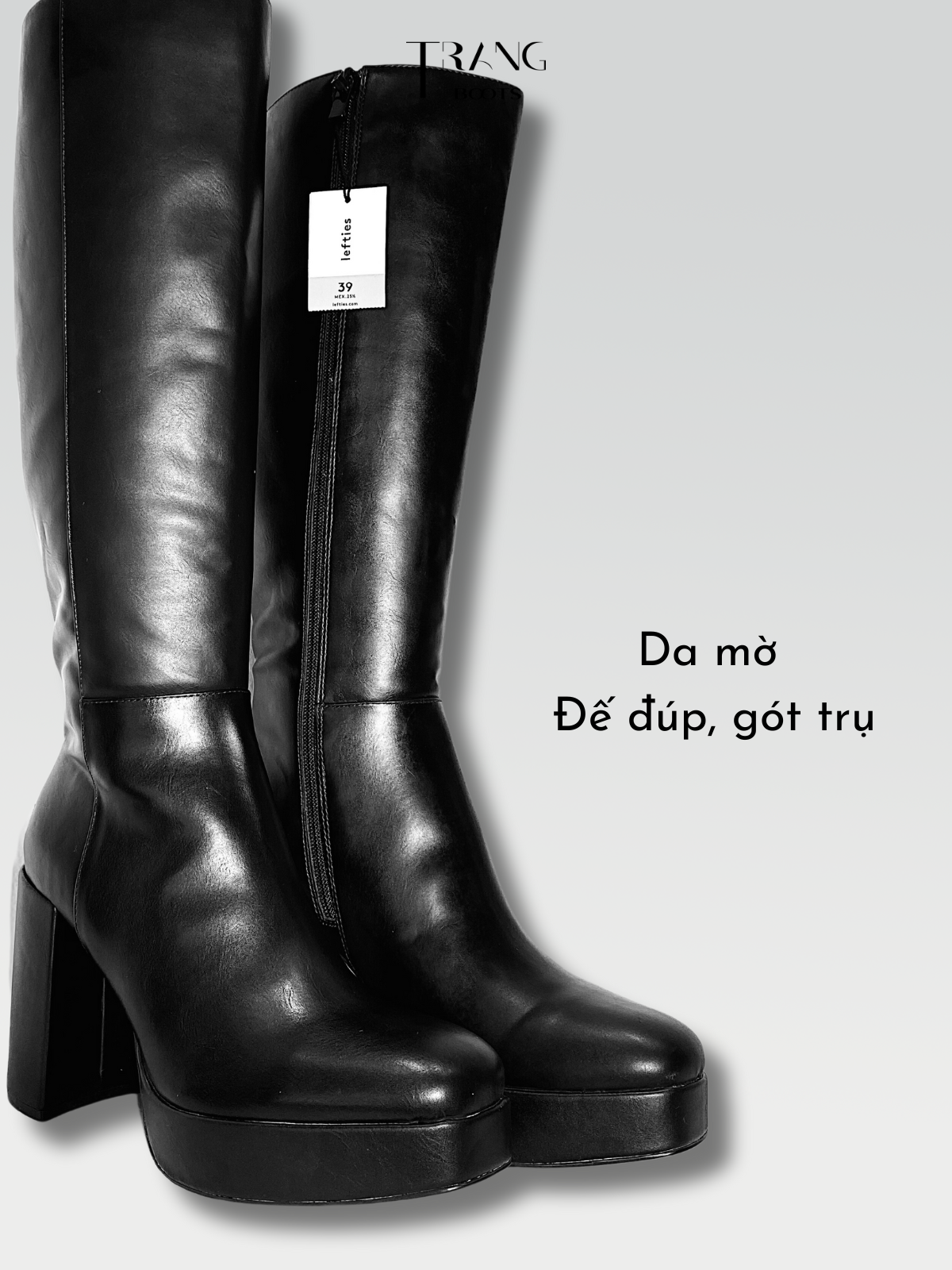 KNEE BOOTS ĐẾ ĐÚP/ BOOTS GỐI ĐẾ ĐÚP