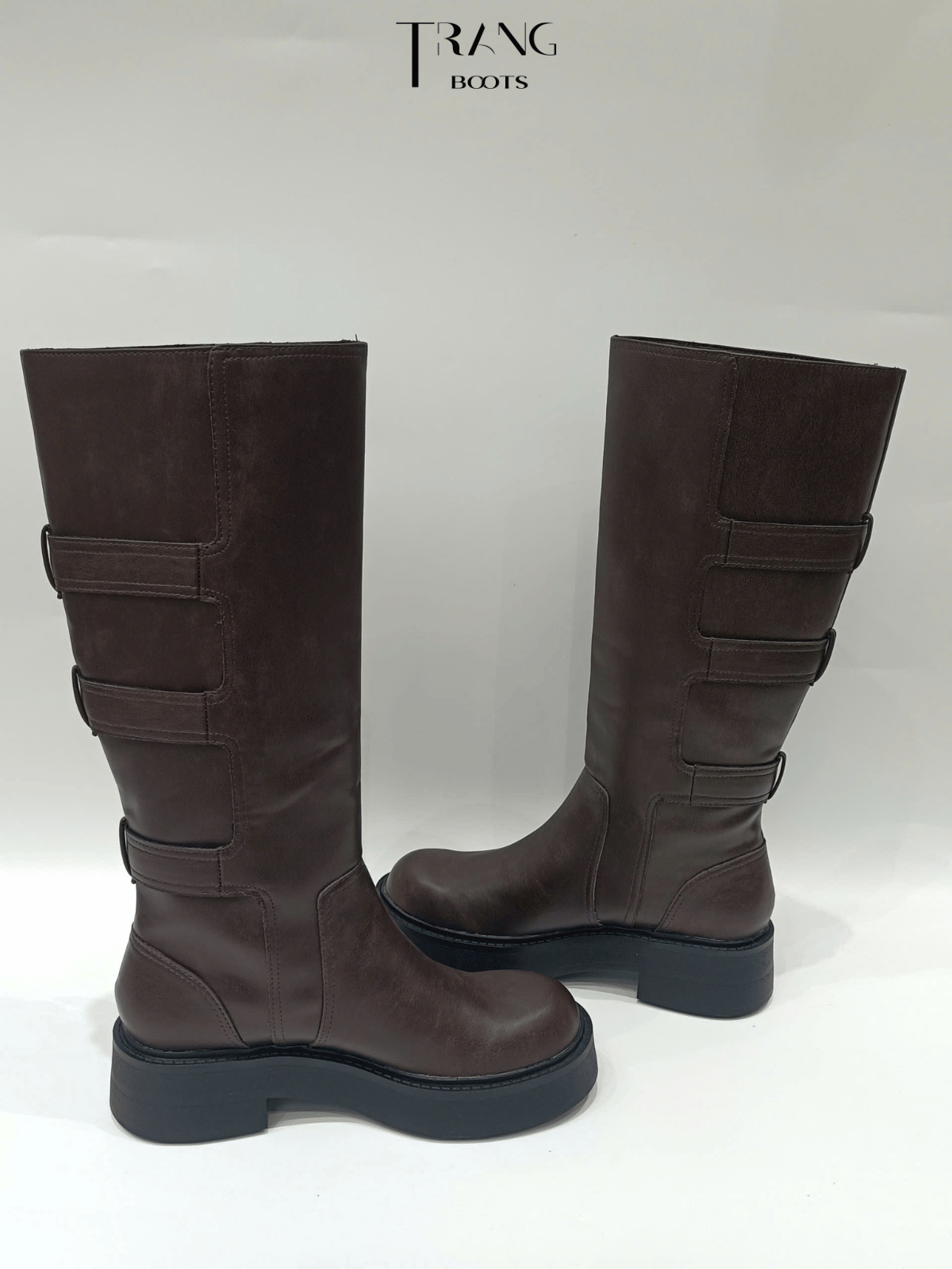 BOOTS ĐẾ BỆT CÓ KHÓA BERSHKA
