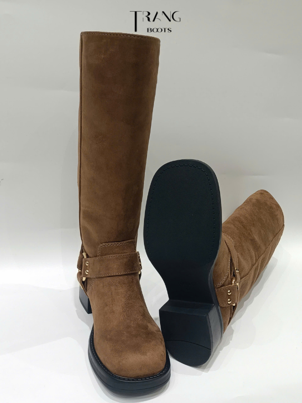 BOOTS ĐẾ BỆT DA LỘN LEFTIES