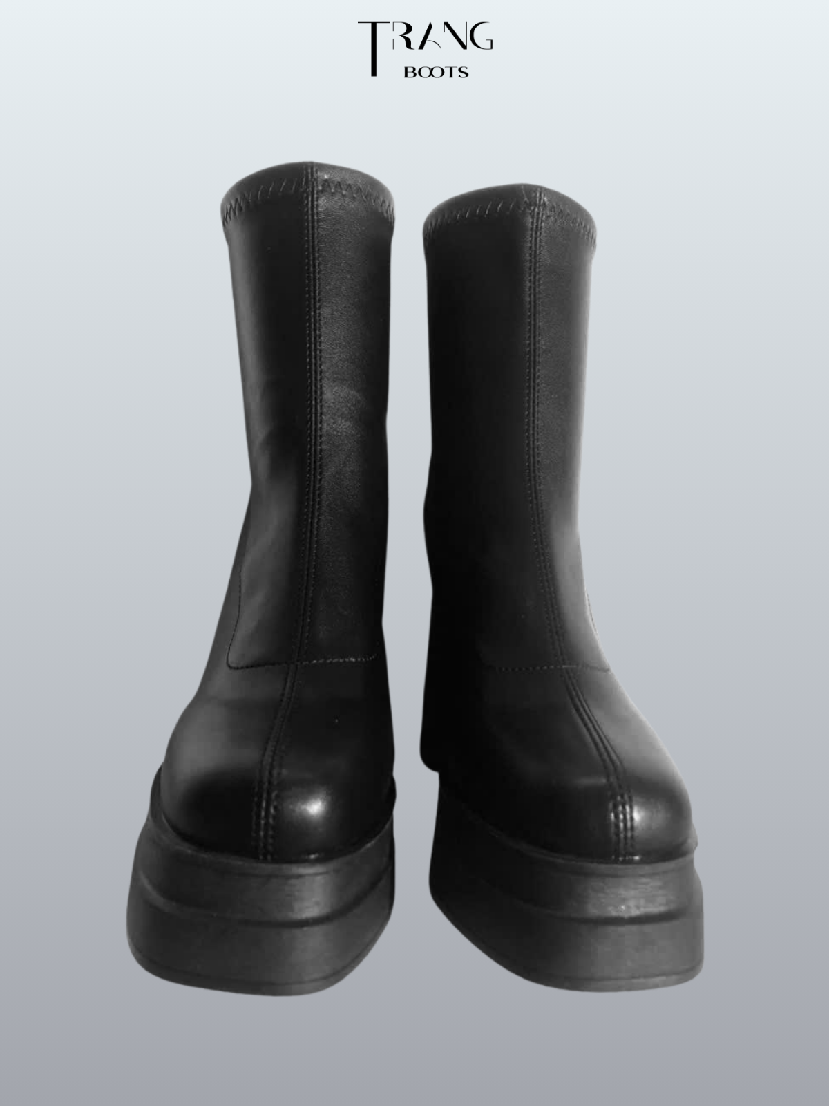 PLATFORM ANKLE BOOTS ĐẾ ĐÚP