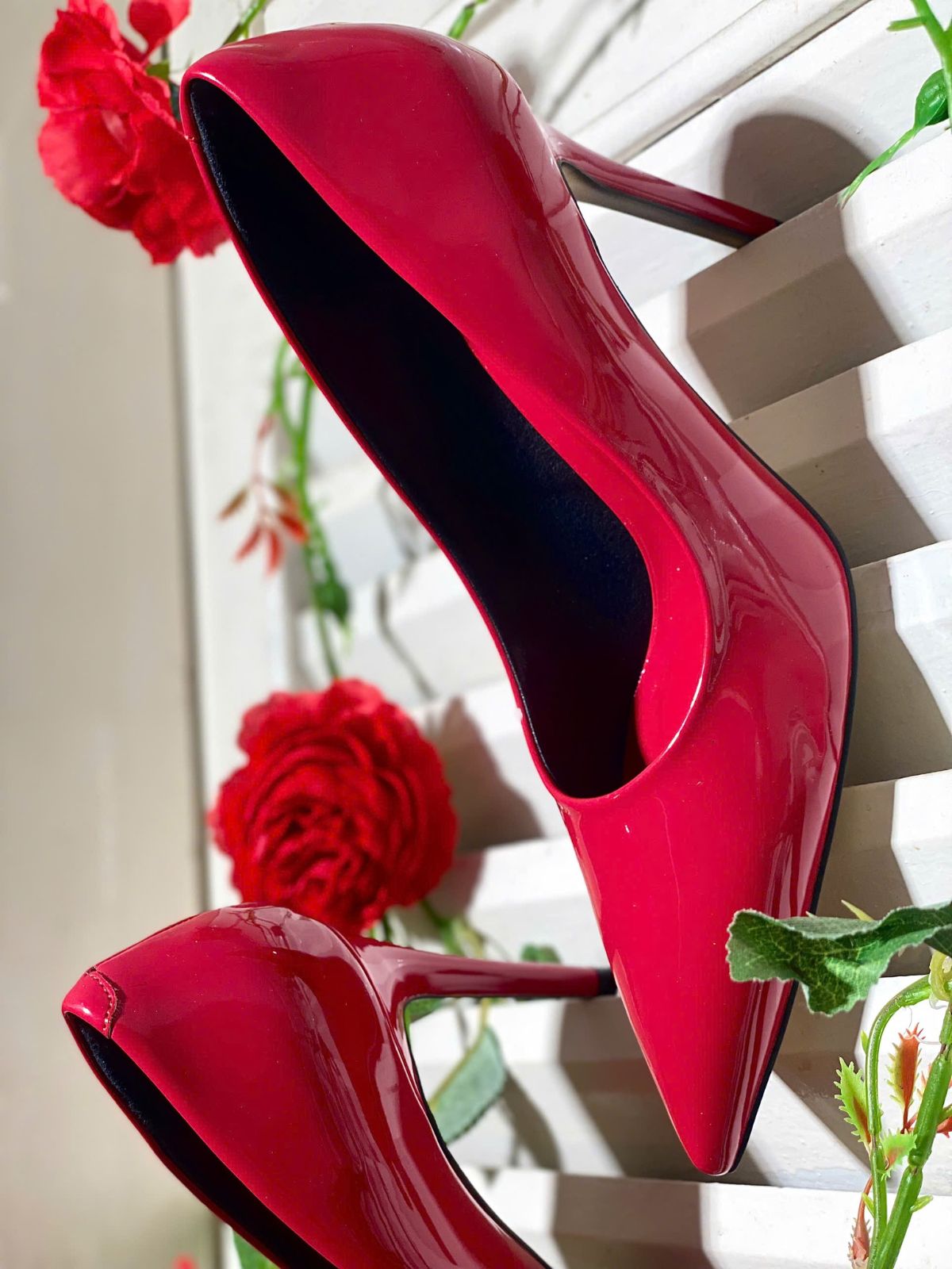 KATE PUMP HIGHHEELS - GIÀY CAO GÓT PUMP KATE ĐỎ ĐÔ