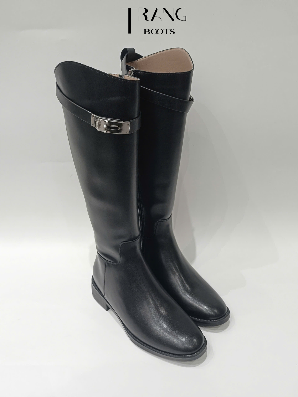 UGG LEATHER BOOTS - BOOTS ỦNG ĐẾN GỐI BỆT BẰNG DA