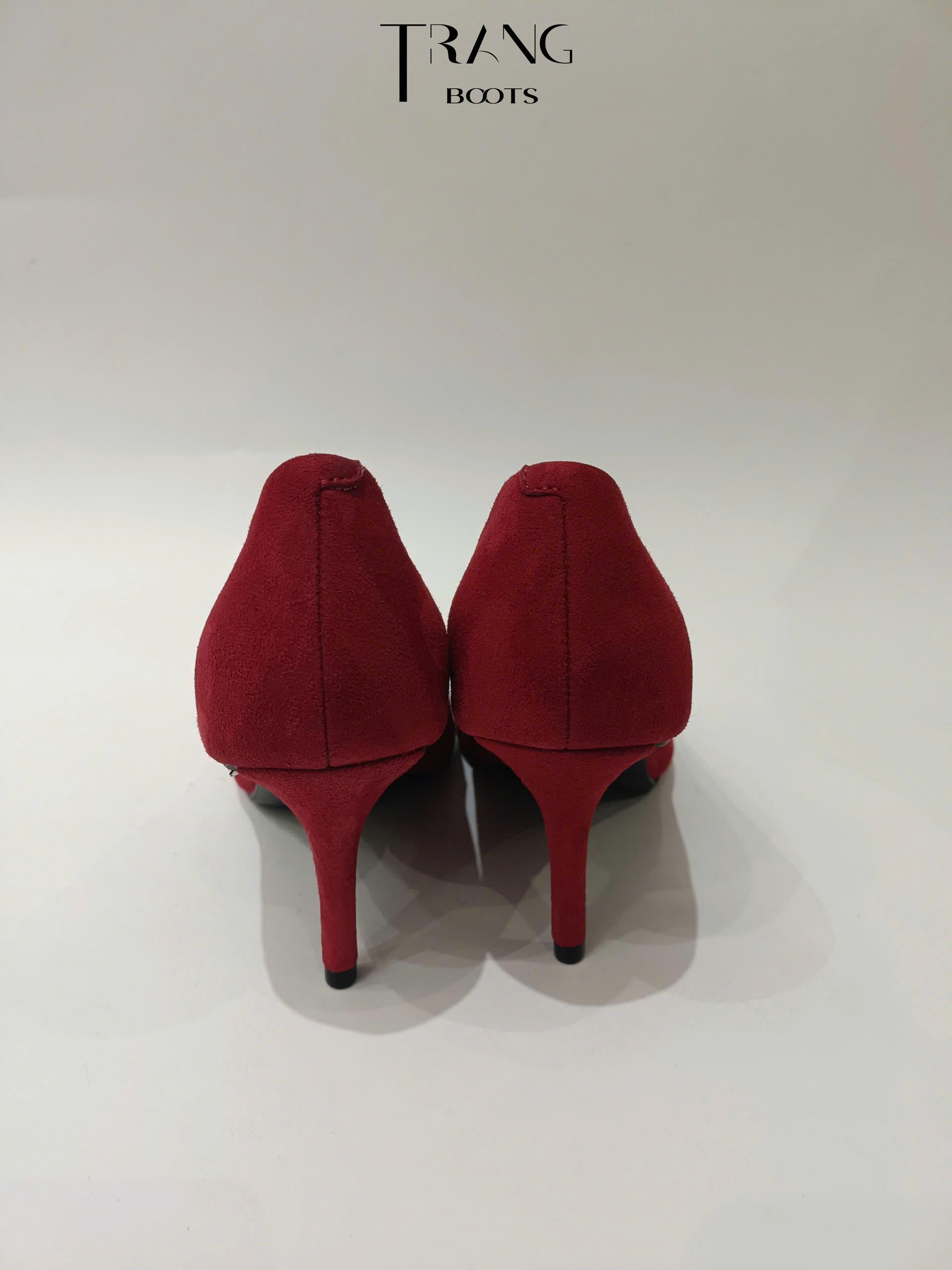 CAO GÓT NINE WEST DA LỘN ĐỎ
