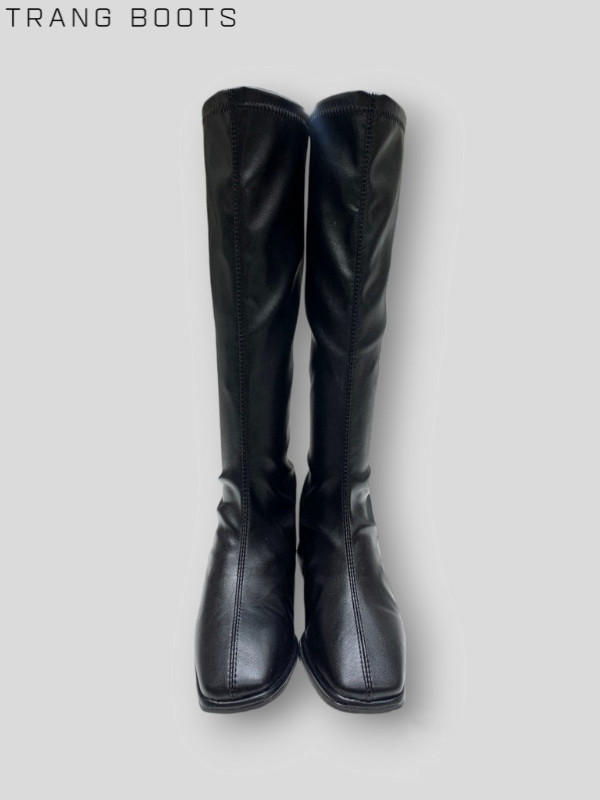 KNEE BOOTS BASIC MŨI VUÔNG