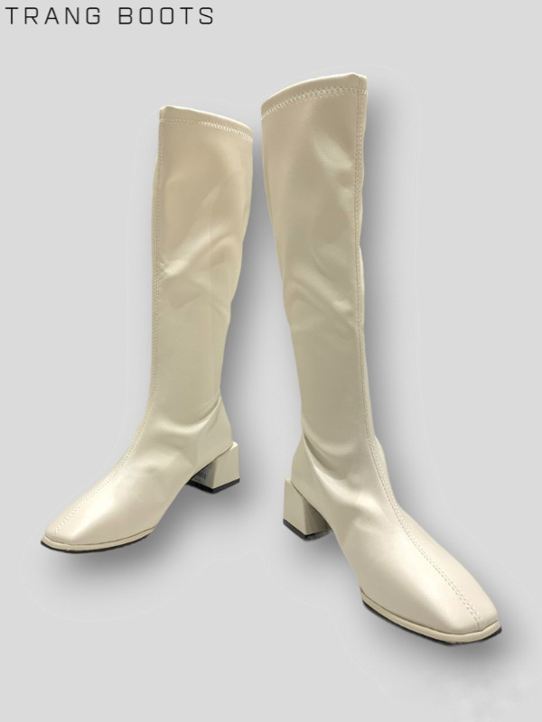 KNEE BOOTS BASIC MŨI VUÔNG