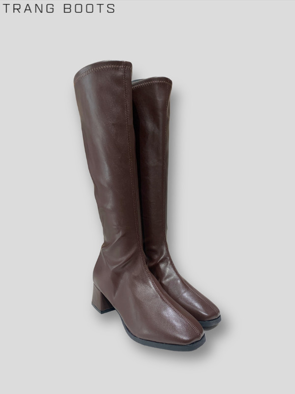 KNEE BOOTS BASIC MŨI VUÔNG