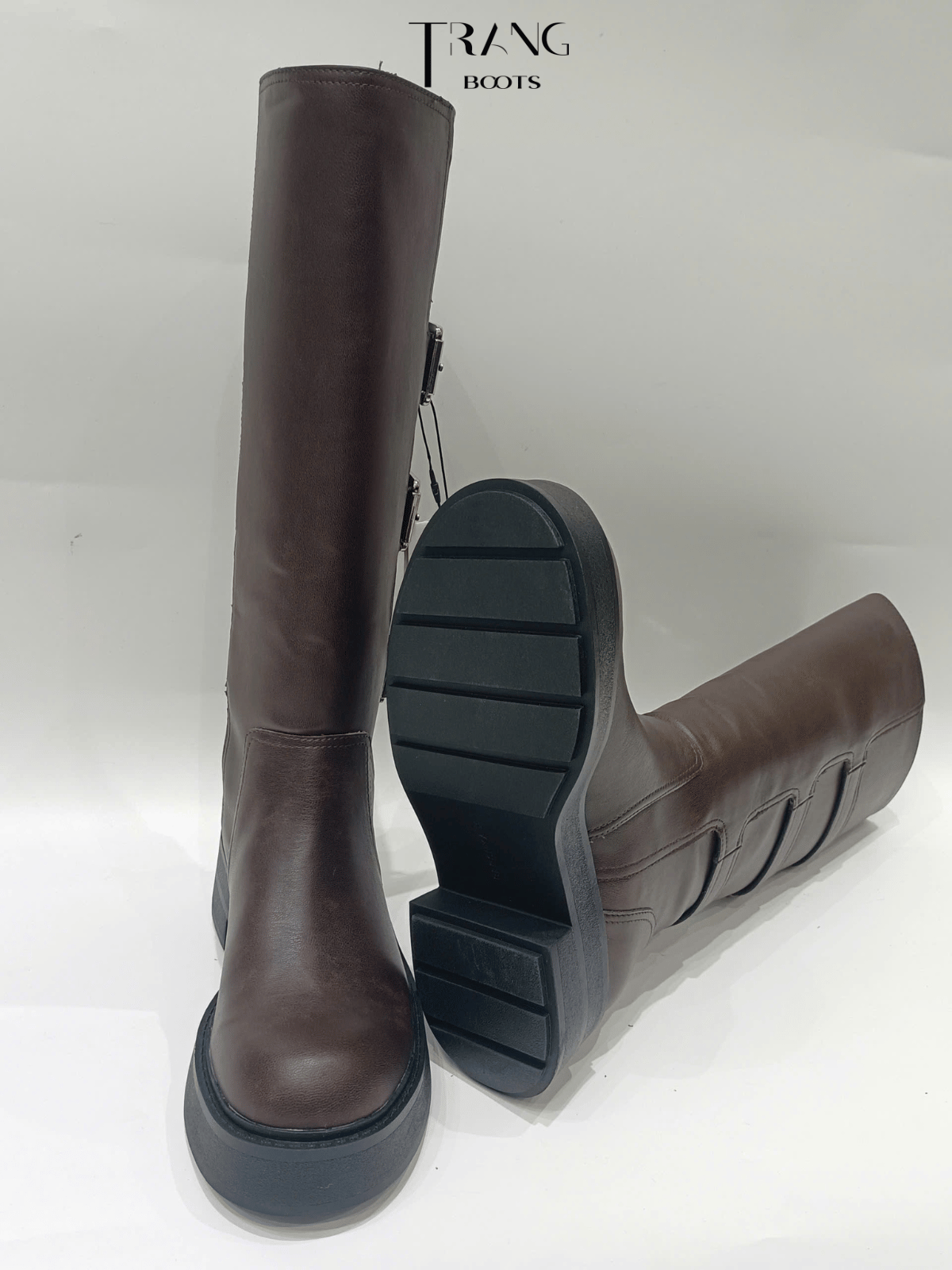 BOOTS ĐẾ BỆT CÓ KHÓA BERSHKA