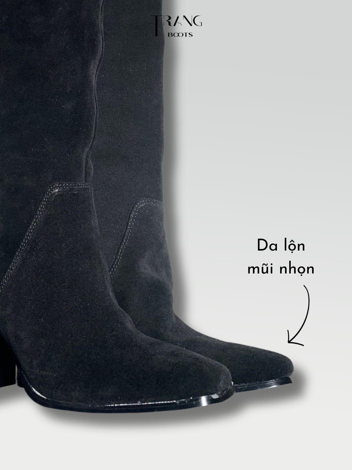 FYNN MEDIUCINE KNEE HIGH BOOTS - BOOTS FYNN ĐEN