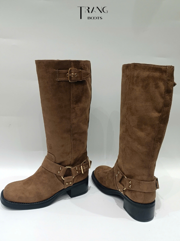 BOOTS ĐẾ BỆT DA LỘN LEFTIES