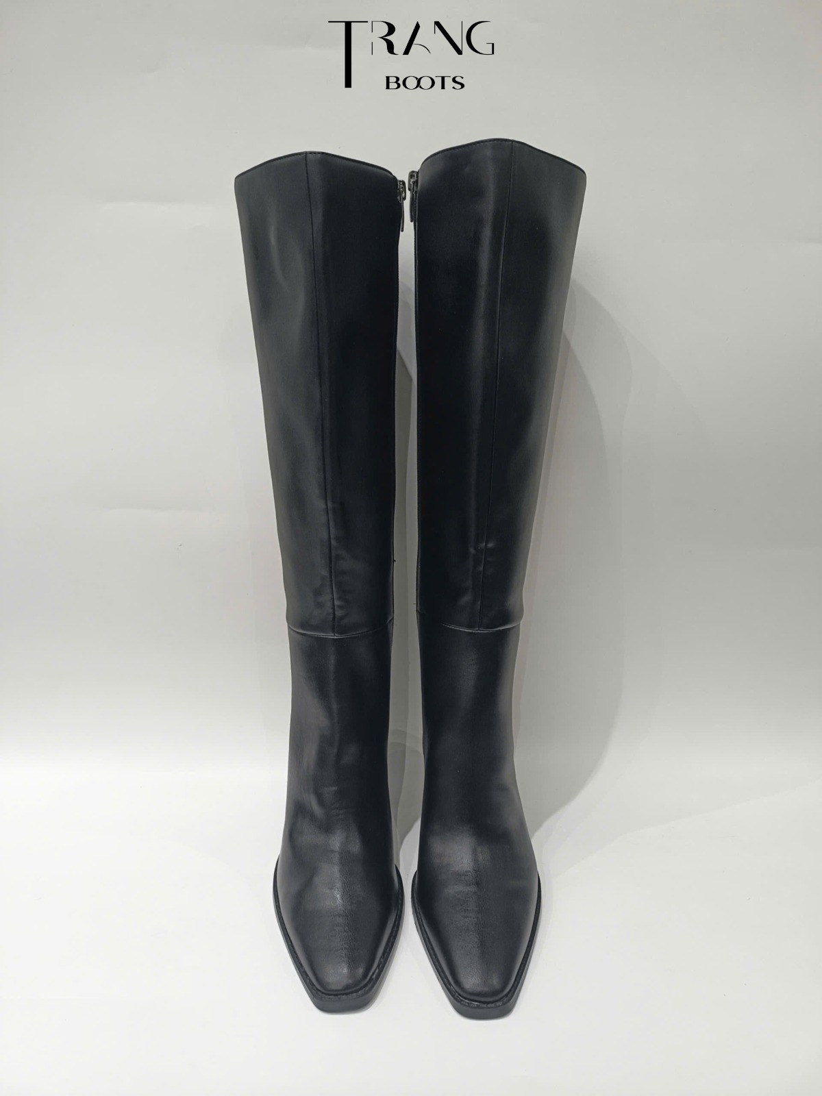 KNEEBOOTS NINE WEST GÓT TRỤ ĐEN