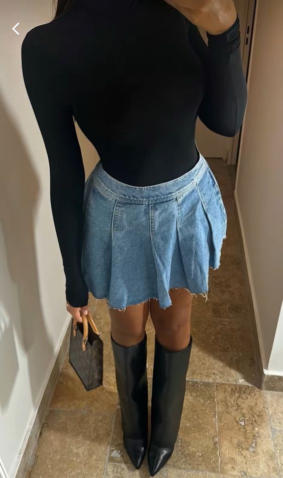 FASHION HIGH HEELS KNEE BOOTS - BOOTS GỐI ỐNG LẬT THỜI TRANG