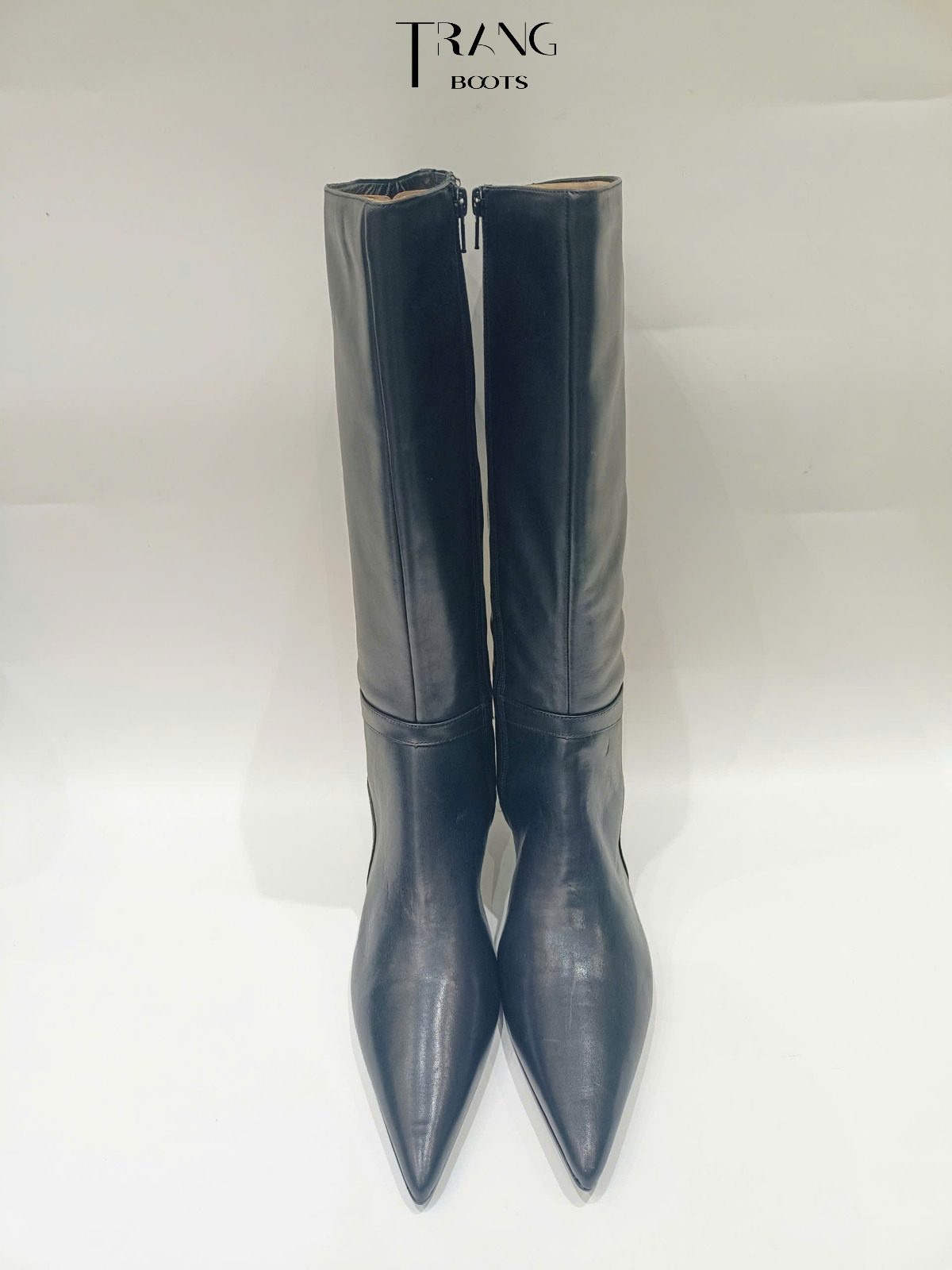 KNEEBOOTS ĐEN VAGABOND MŨI NHỌN