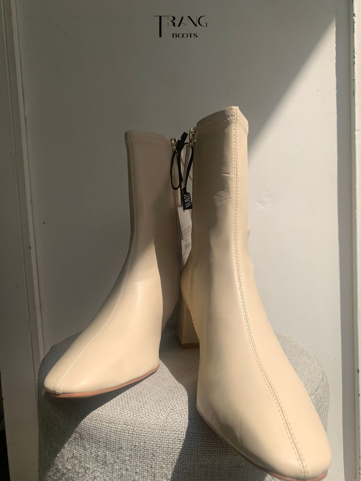 ANKLE BOOTS MŨI VUÔNG