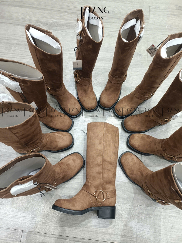 BOOTS ĐẾ BỆT DA LỘN LEFTIES