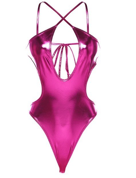 BODYSUIT DÂY METALLIC