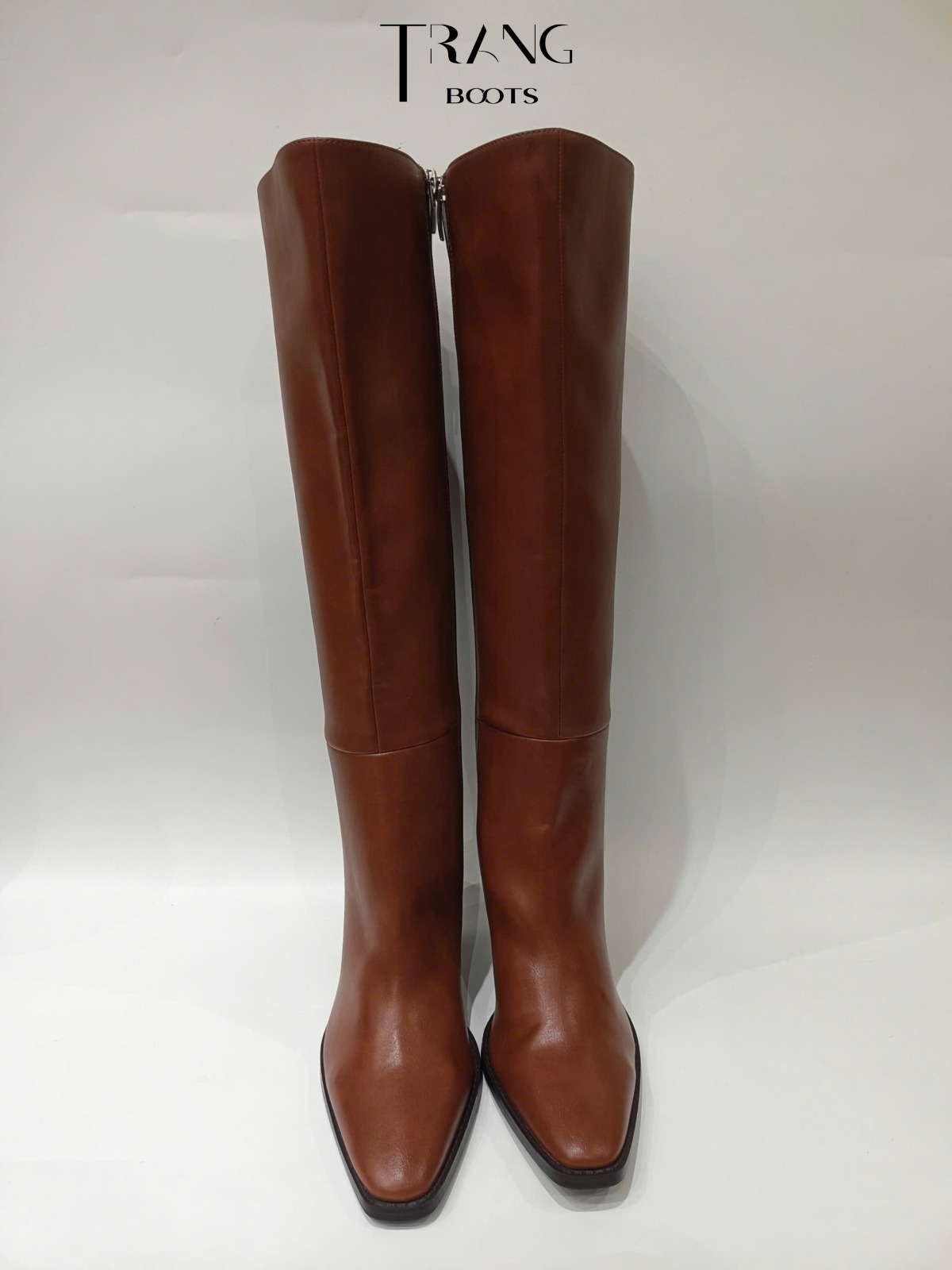 KNEEBOOTS NINE WEST GÓT TRỤ NÂU