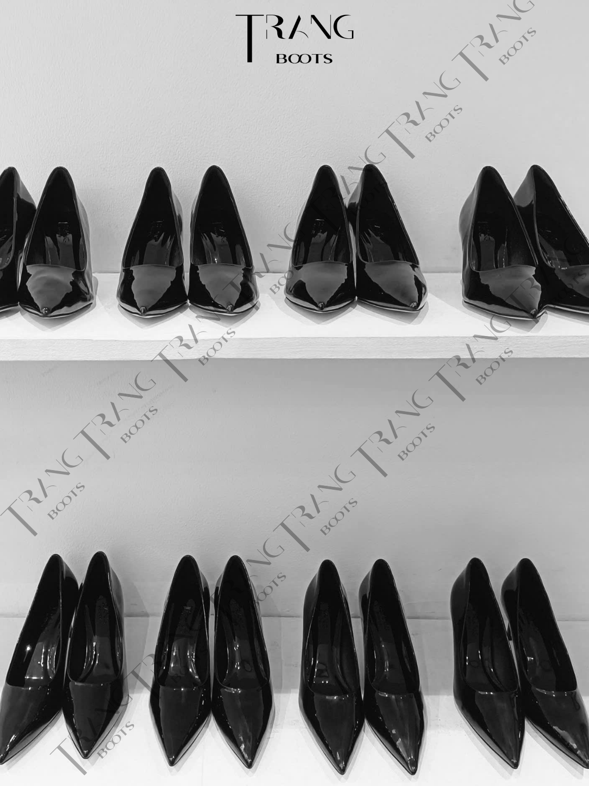 KATE PUMP HIGHHEELS - GIÀY CAO GÓT PUMP KATE - ĐEN 7 - 8CM