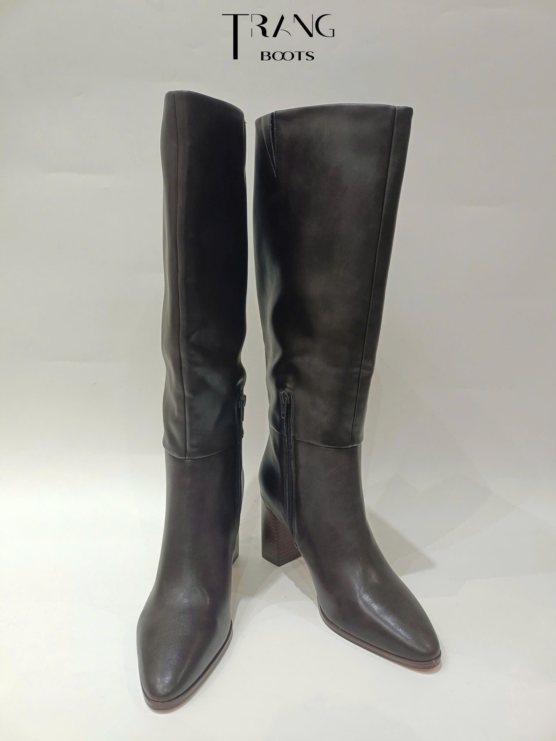 KNEE BOOTS CK NÂU ĐẬM