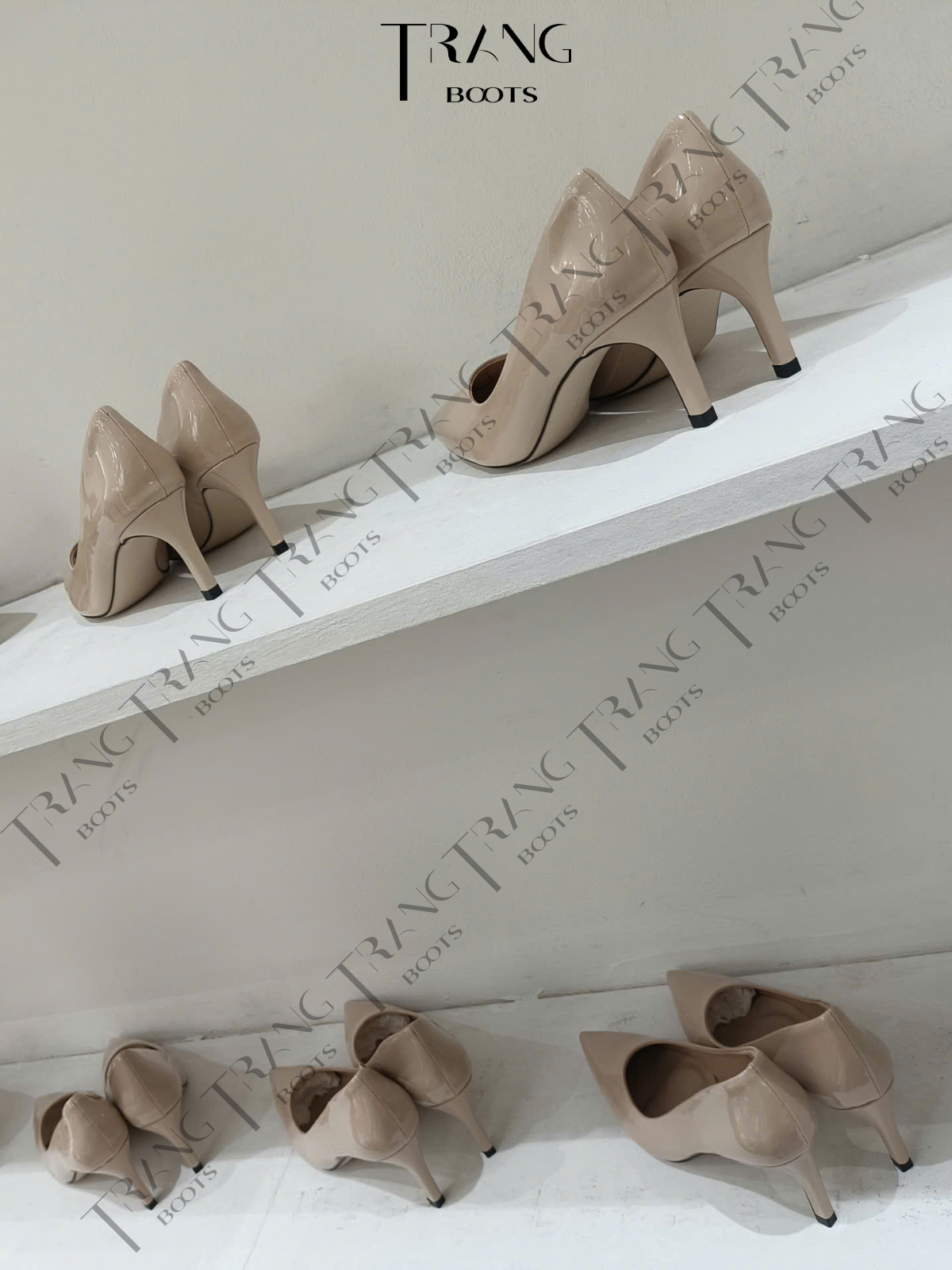 KATE PUMP HIGHHEELS - GIÀY CAO GÓT PUMP KATE - NUDE 7 - 8CM