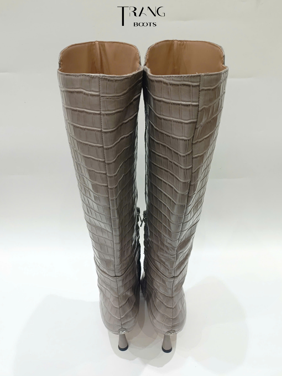 KNEEBOOTS RẮN XÁM SAM EDELMAM