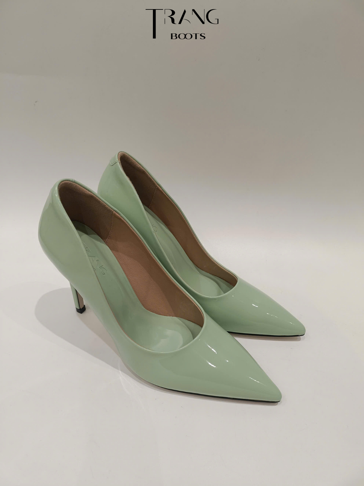 KATE PUMP HIGHHEELS - GIÀY CAO GÓT PUMP KATE - XANH LÁ 9 - 10CM