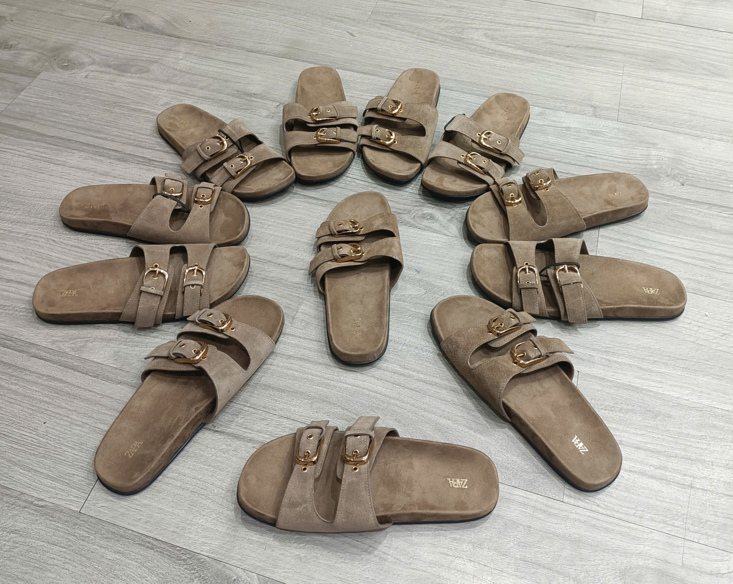 SANDAL ZARA 2 KHÓA CÀI