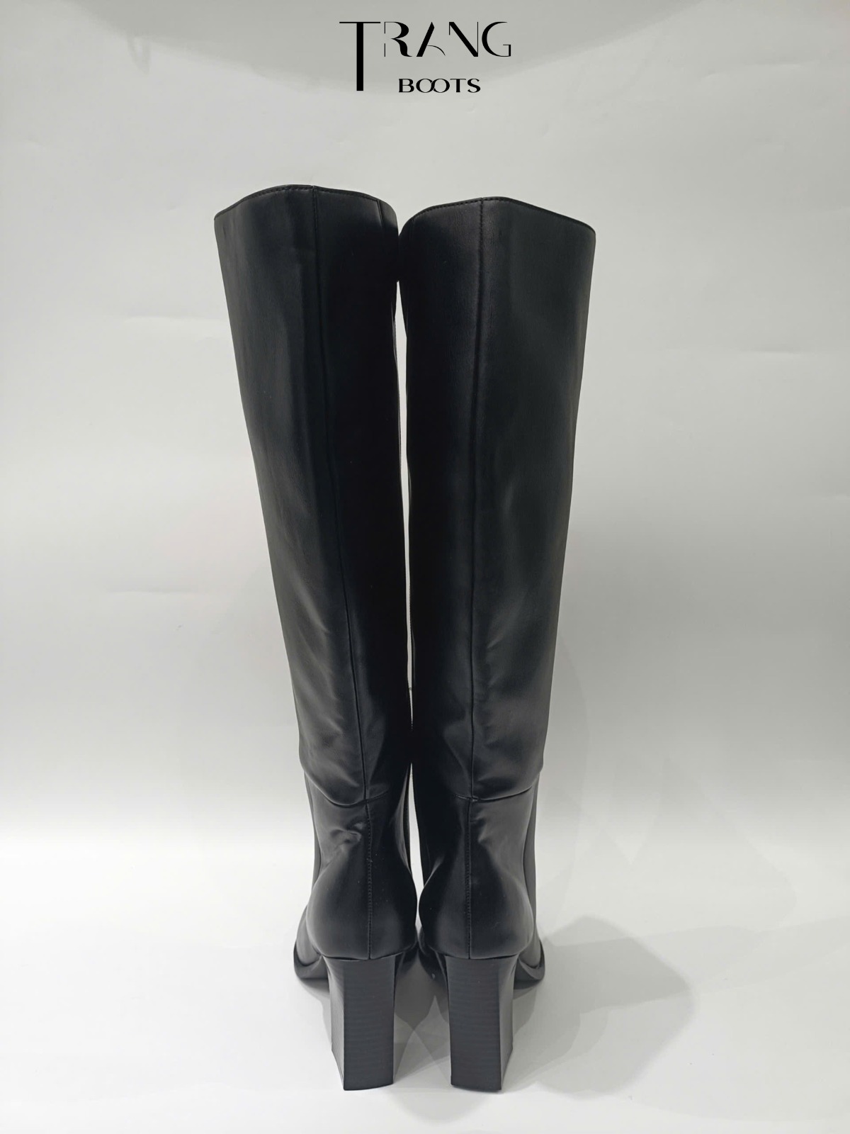 KNEEBOOTS NINE WEST GÓT TRỤ ĐEN