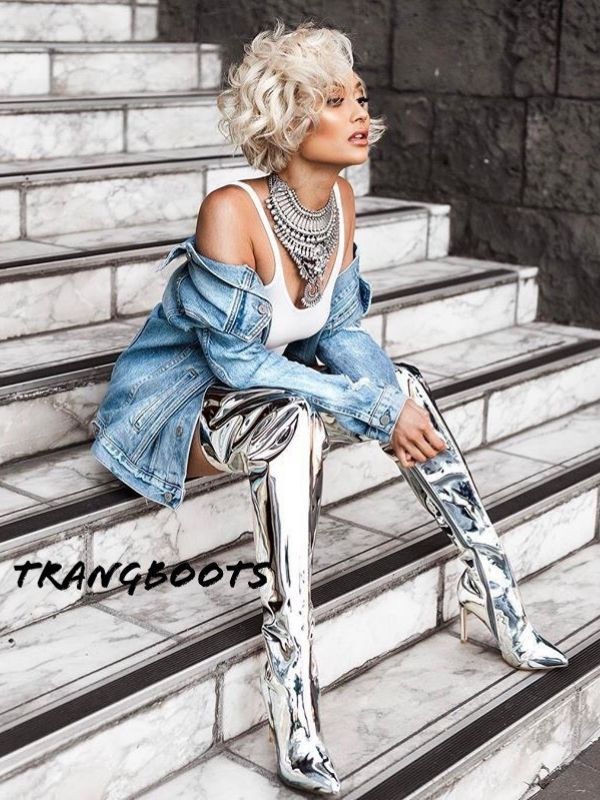 SILVER BOOTS