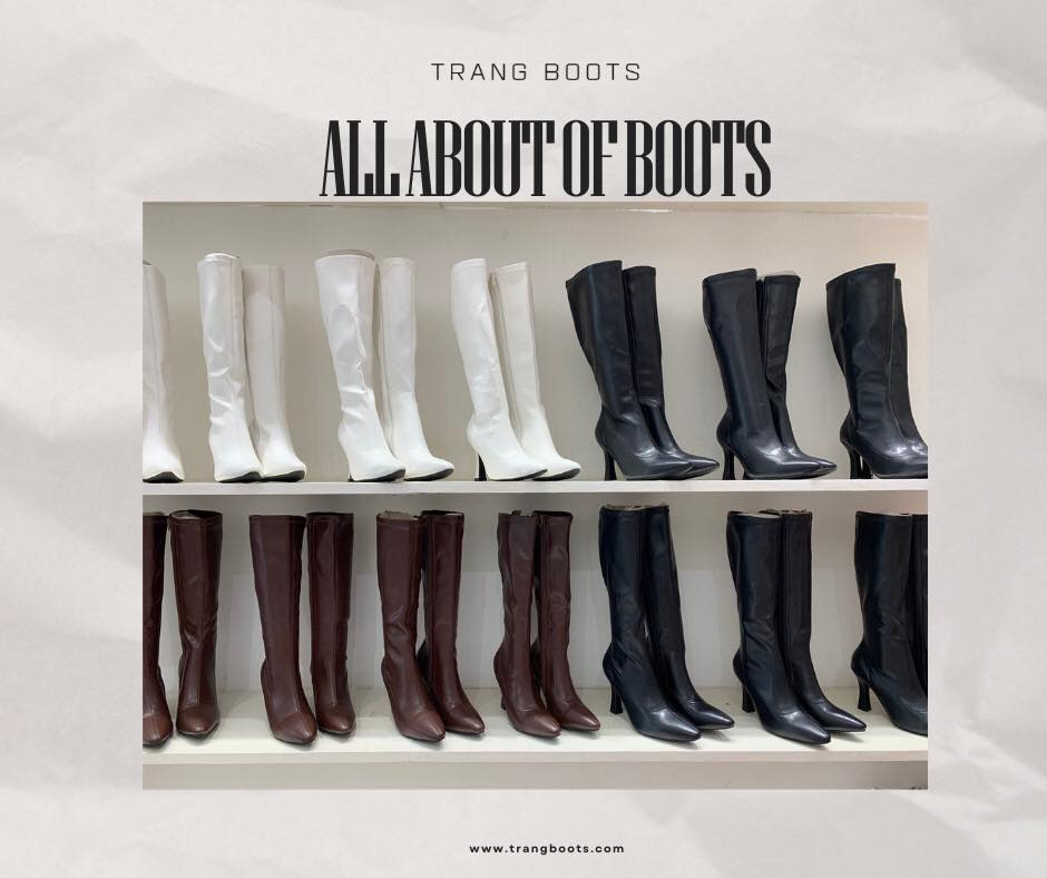 KNEE BOOTS MŨI NHỌN DA MỜ GÓT TRỤ NHỎ