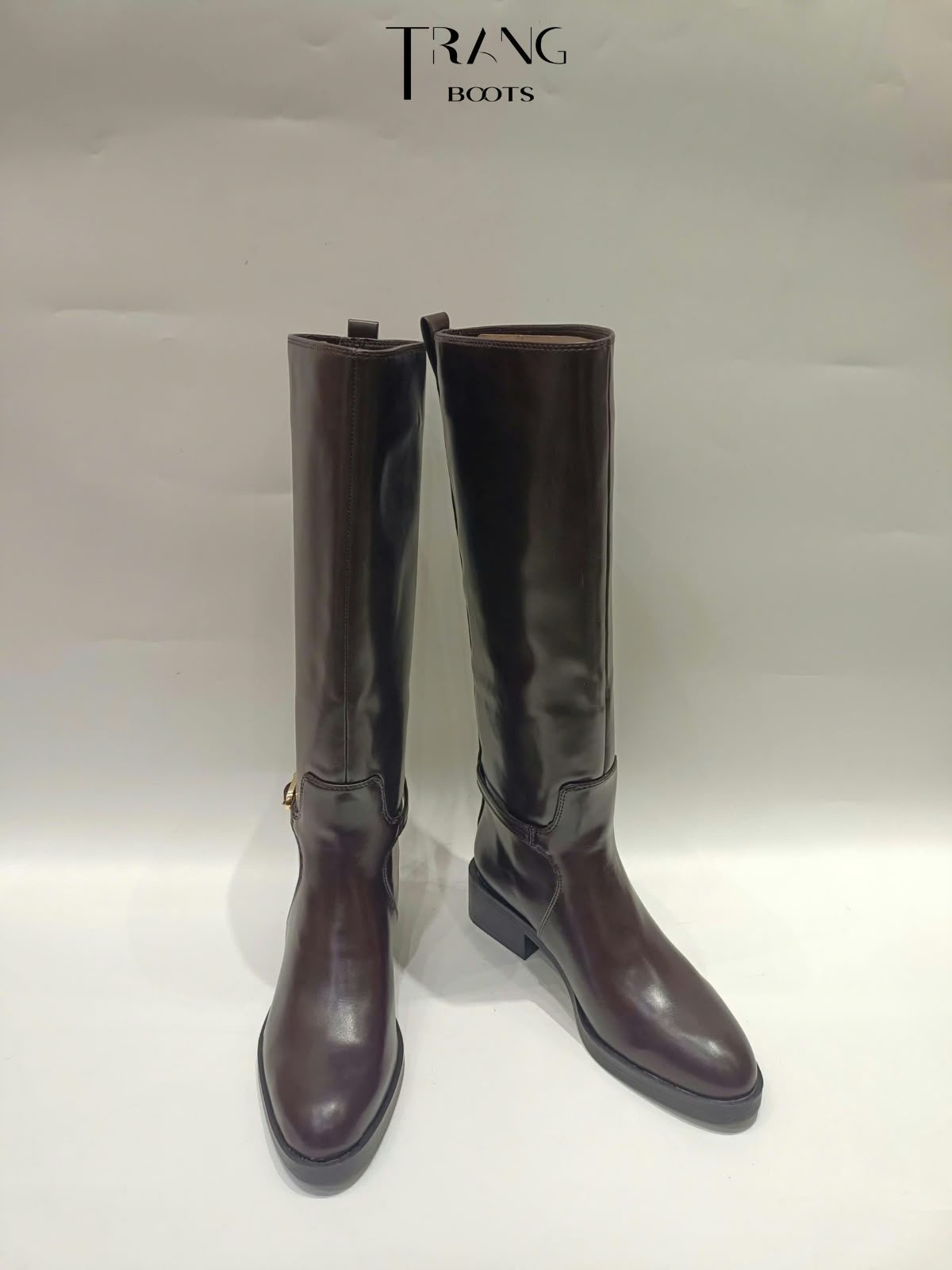 RIDING BOOTS ZARA DARK BROWN ZARA