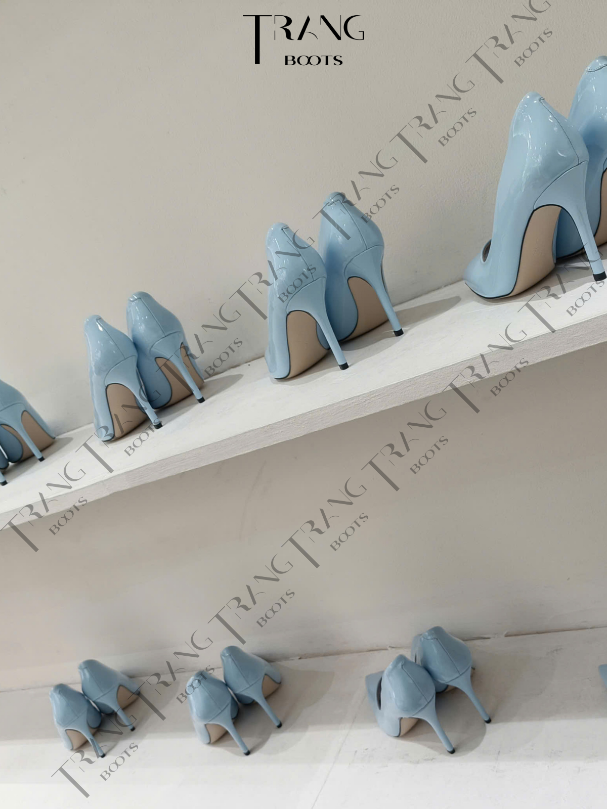 KATE PUMP HIGHHEELS - GIÀY CAO GÓT PUMP KATE - BLUE SKY 9 - 10CM