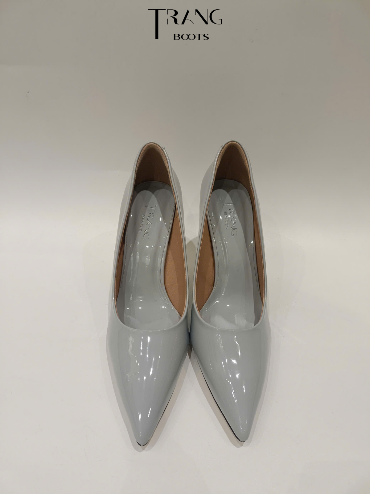 KATE PUMP HIGHHEELS - GIÀY CAO GÓT PUMP KATE - XÁM 9 - 10CM