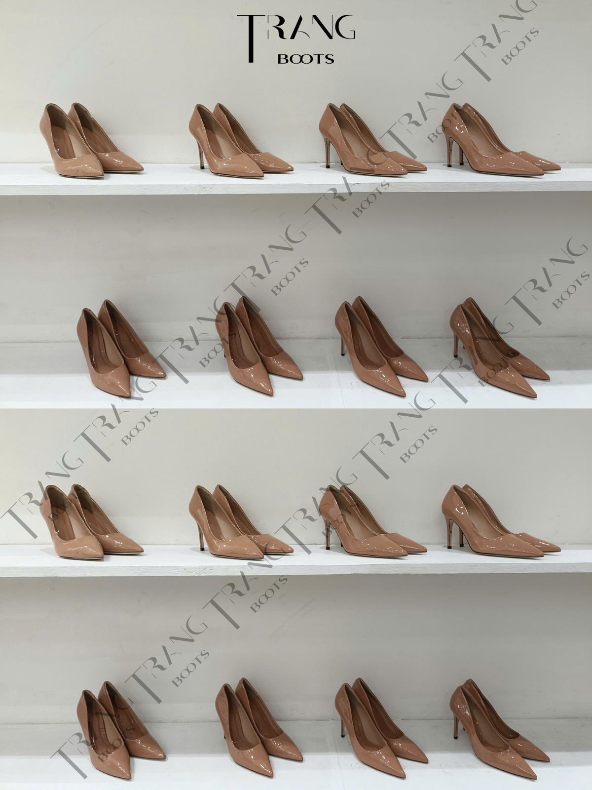 KATE PUMP HIGHHEELS - GIÀY CAO GÓT PUMP KATE - NÂU 9 - 10CM