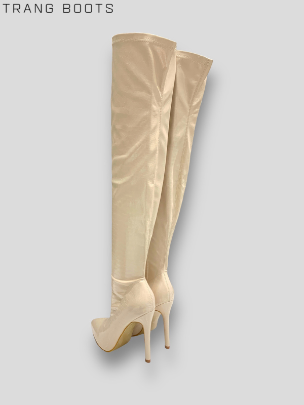 OVER KNEE BOOTS DA BÓNG GÓT NHỌN