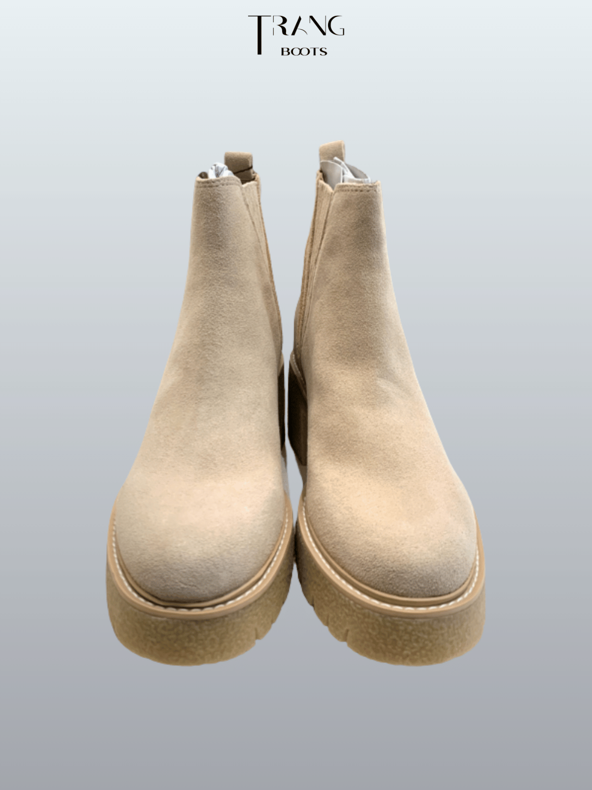 CHELSEA BOOTS HARTE H2O DOLCE VITA DA THẬT MŨI TRÒN ĐẾ CAO SU ĐÚC