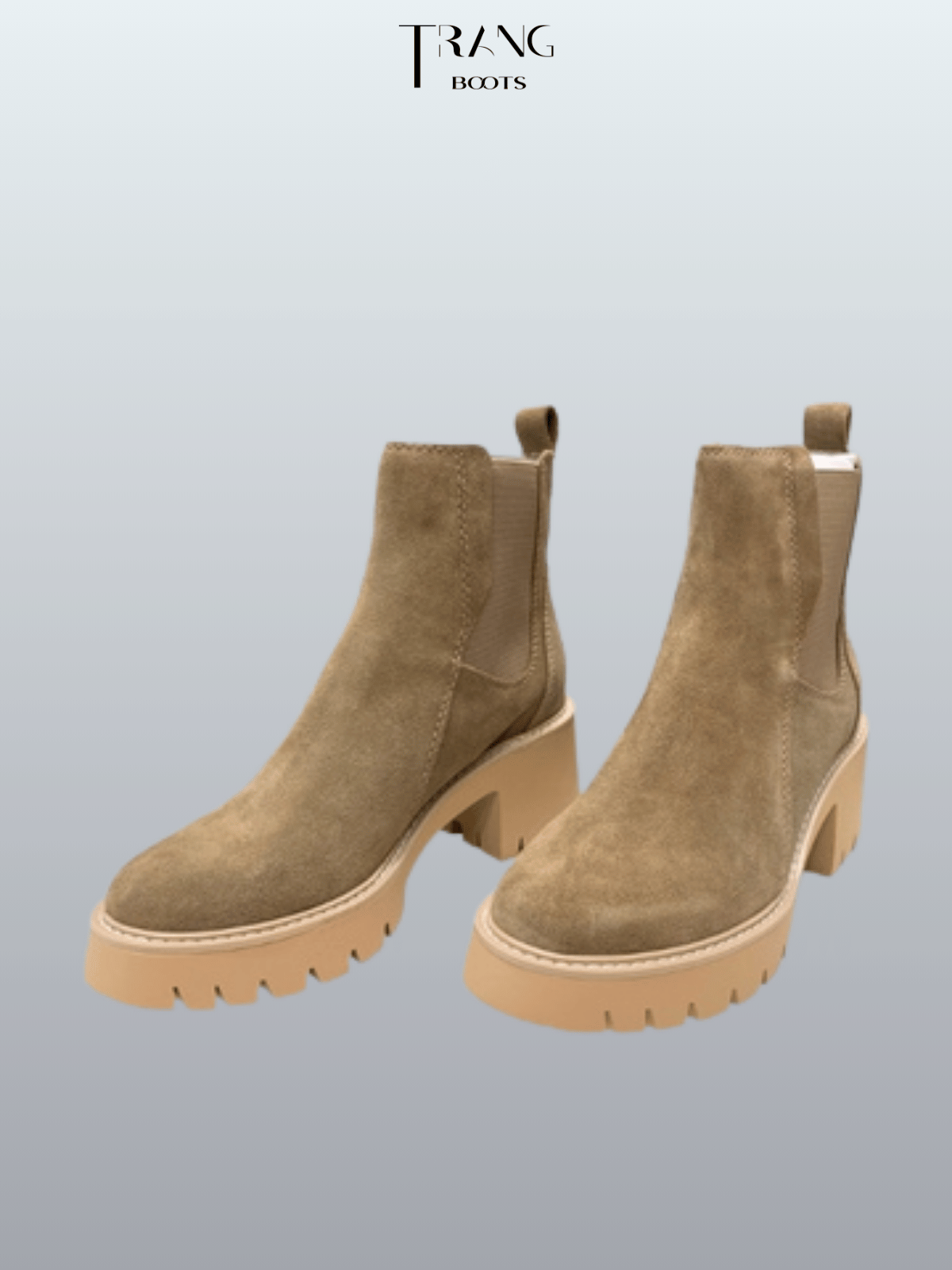 CHELSEA BOOTS DOLCE VITA DA BÓNG DA LỘN GÓT 6CM