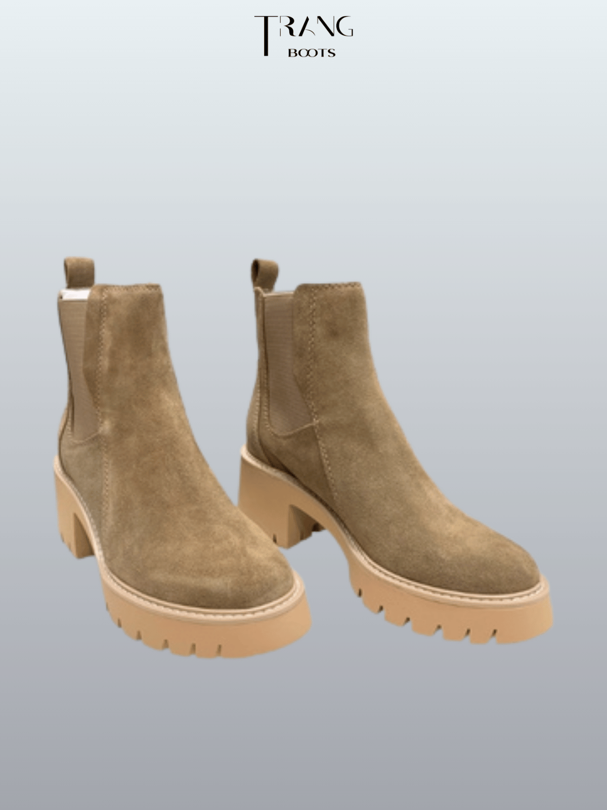 CHELSEA BOOTS DOLCE VITA DA BÓNG DA LỘN GÓT 6CM