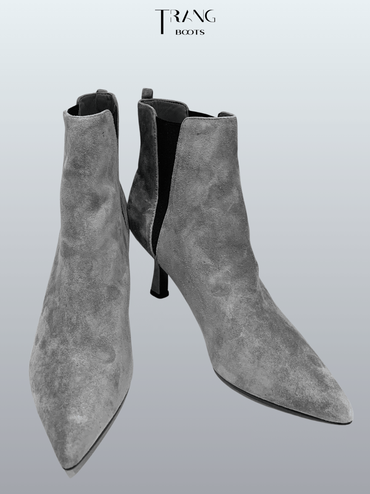 HIGHHEELS BOOTS CỔ NGẮN DA LỘN CÓ GÓT