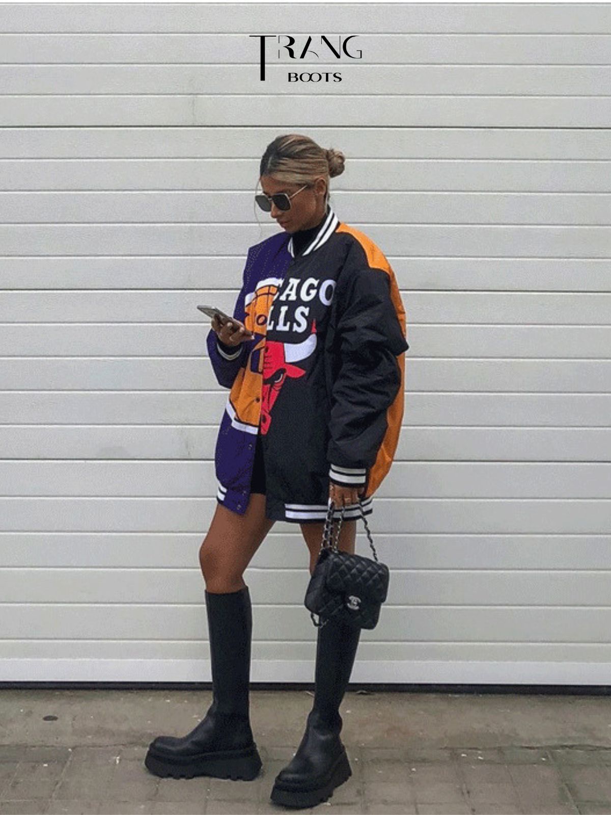 PLATFORM KNEE BOOTS - BOOTS GỐI DÁNG ĐẾ BÁNH MÌ CÓ CHUN HAI BÊN