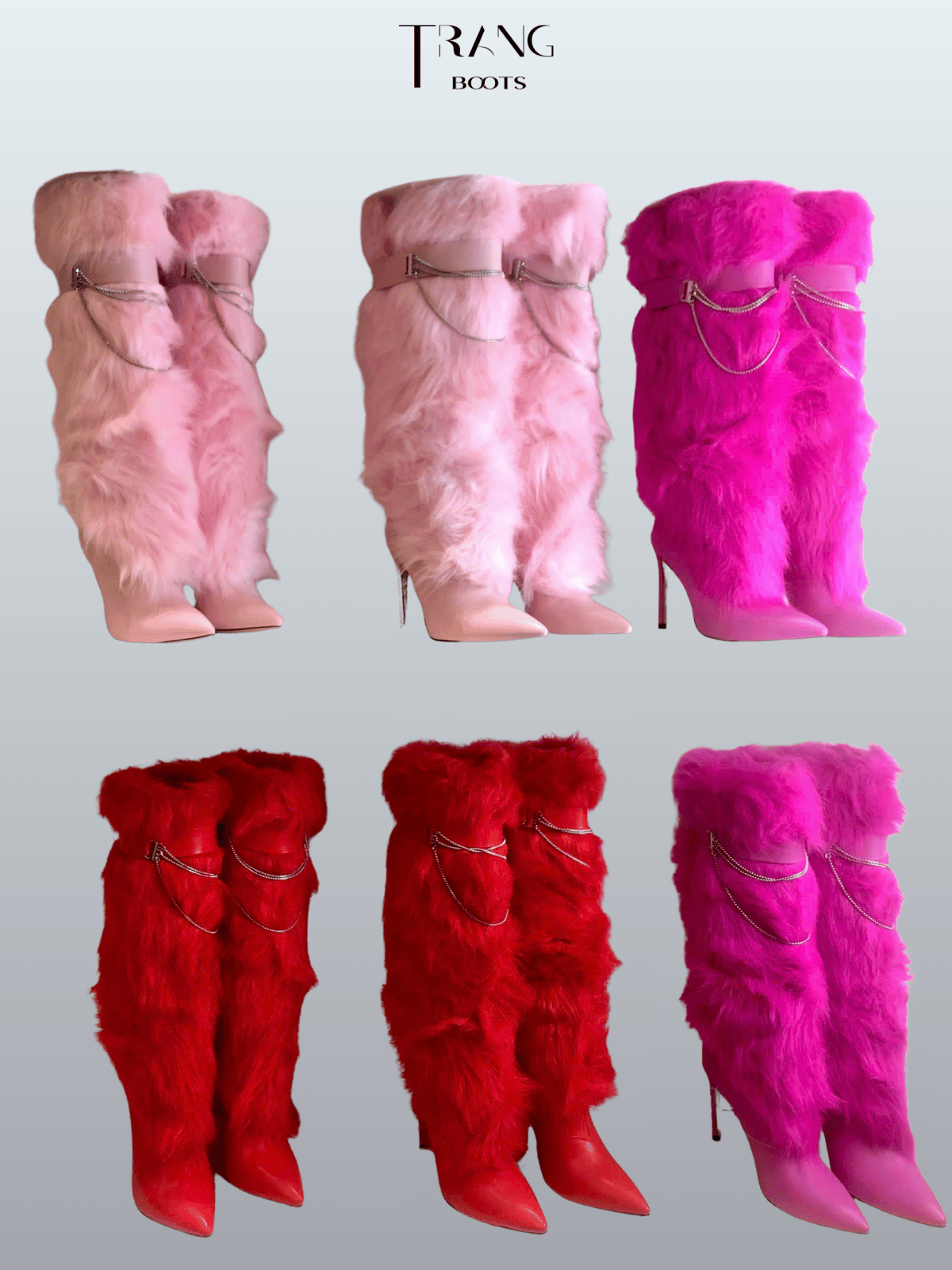 BOOTS GỐI PHỐI LÔNG THỜI TRANG