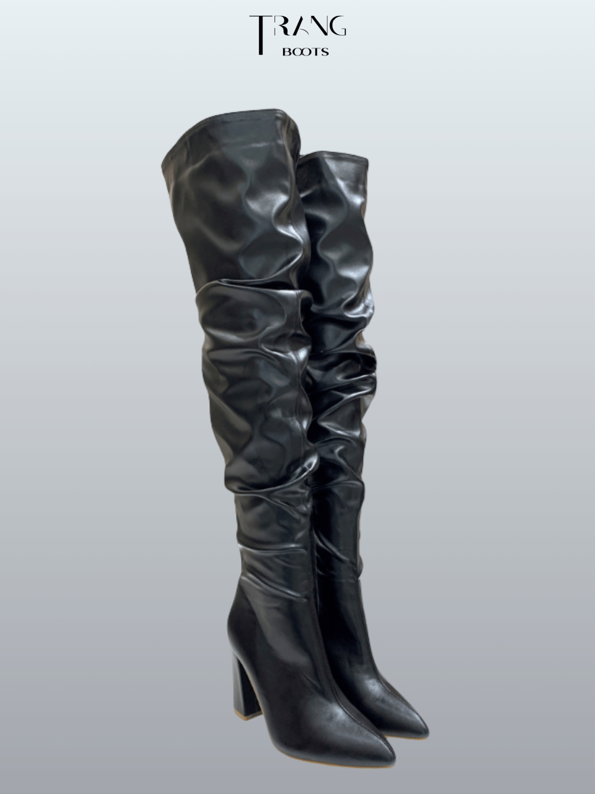 OVER KNEE BOOTS GÓT TRỤ PHOM NHÚN