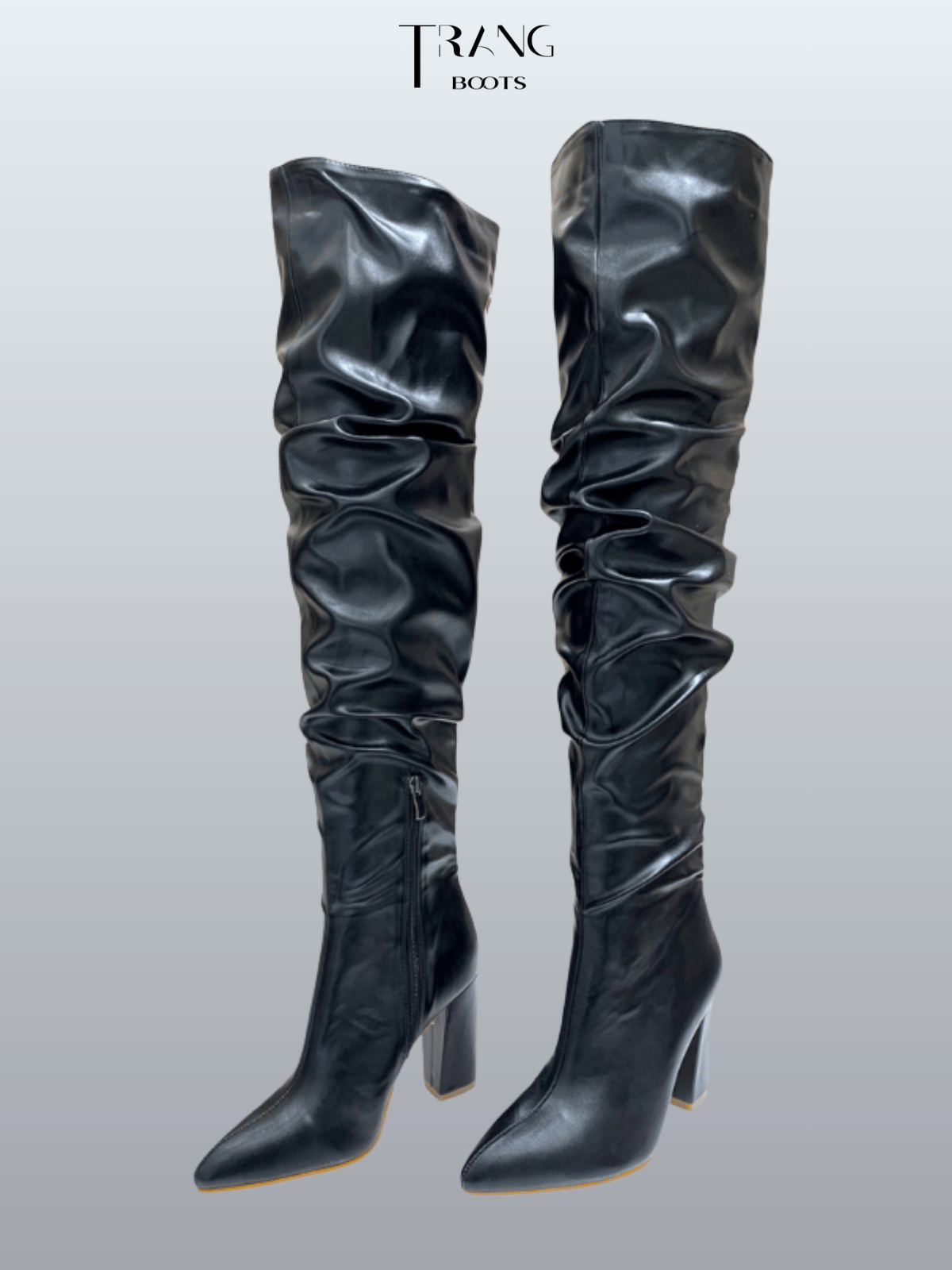 OVER KNEE BOOTS GÓT TRỤ PHOM NHÚN