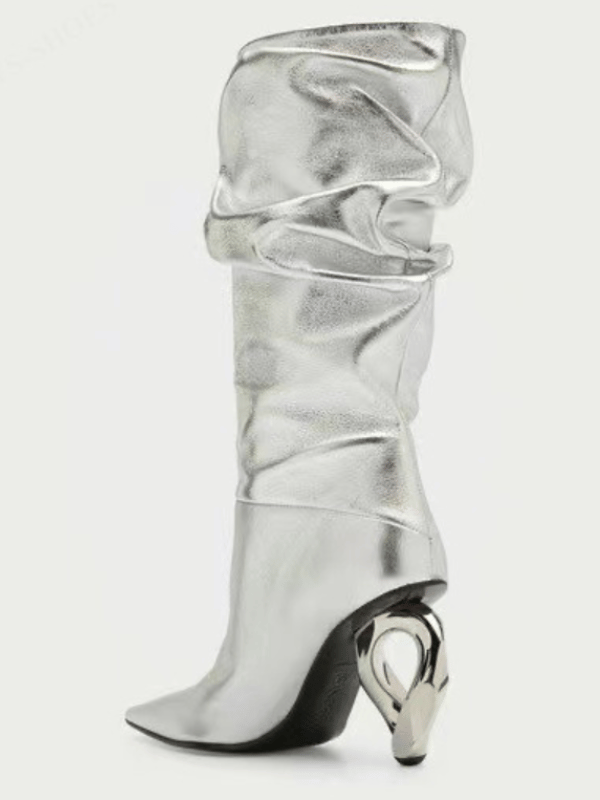 KNEE BOOTS MŨI NHỌN GÓT KIỂU